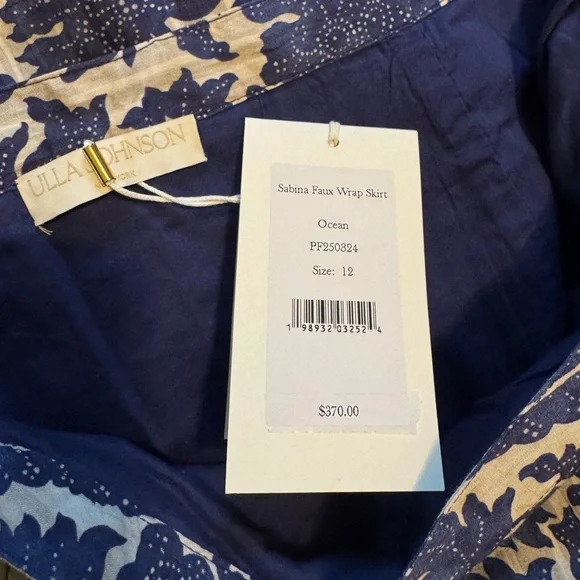 Ulla Johnson Sabina Skirt in Ocean - Picture 3 of 3